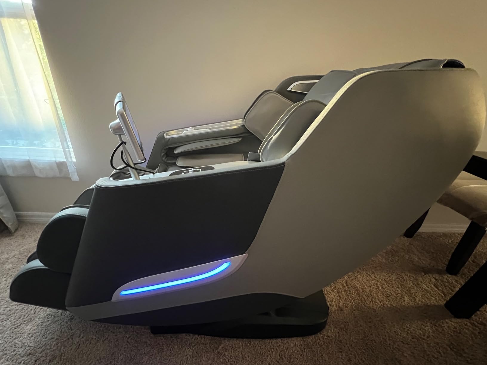 4D Massage Chair, Full Body Massage Chair, Zero Gravity Recliner w/Dynamic Leg Kneading System, 53.14