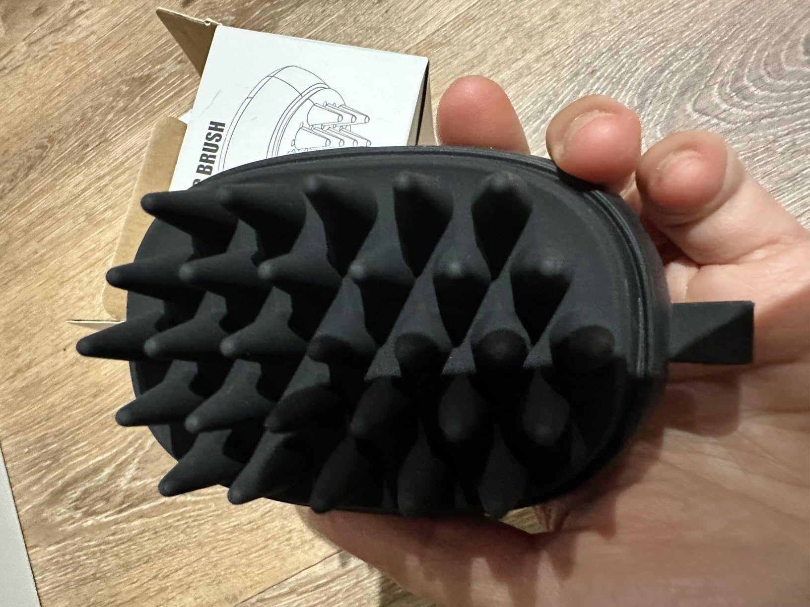 EKZ Sonic Vibrating Scalp Massager Shampoo Brush - Electric Silicone Hair Scrubber for Deep Scalp Cleansing, Dandruff Removal, Rich Foam & Relaxing Massage, Wet & Dry Use, USB-C Charging customer photo 2