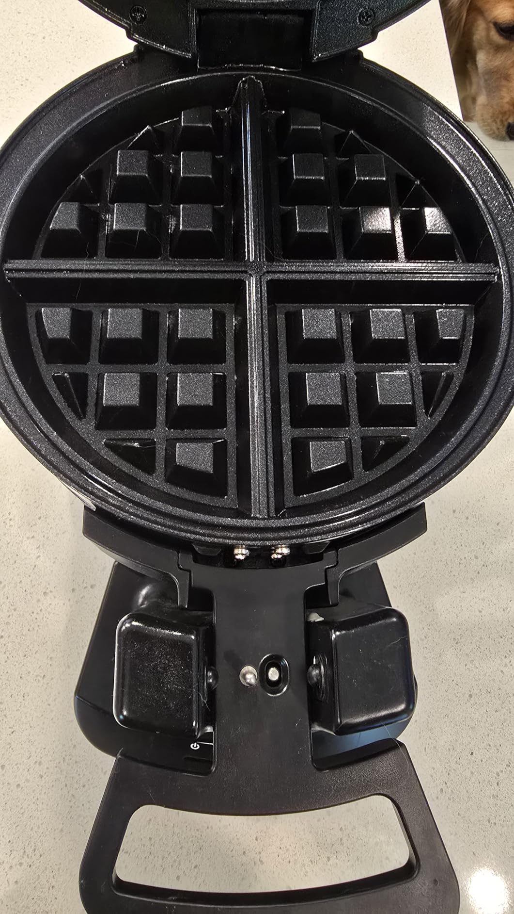 Cuisinart Double Flip Belgian Waffle Maker, WAF-F40NAS, Stainless Steel, Grey and Black customer photo 2