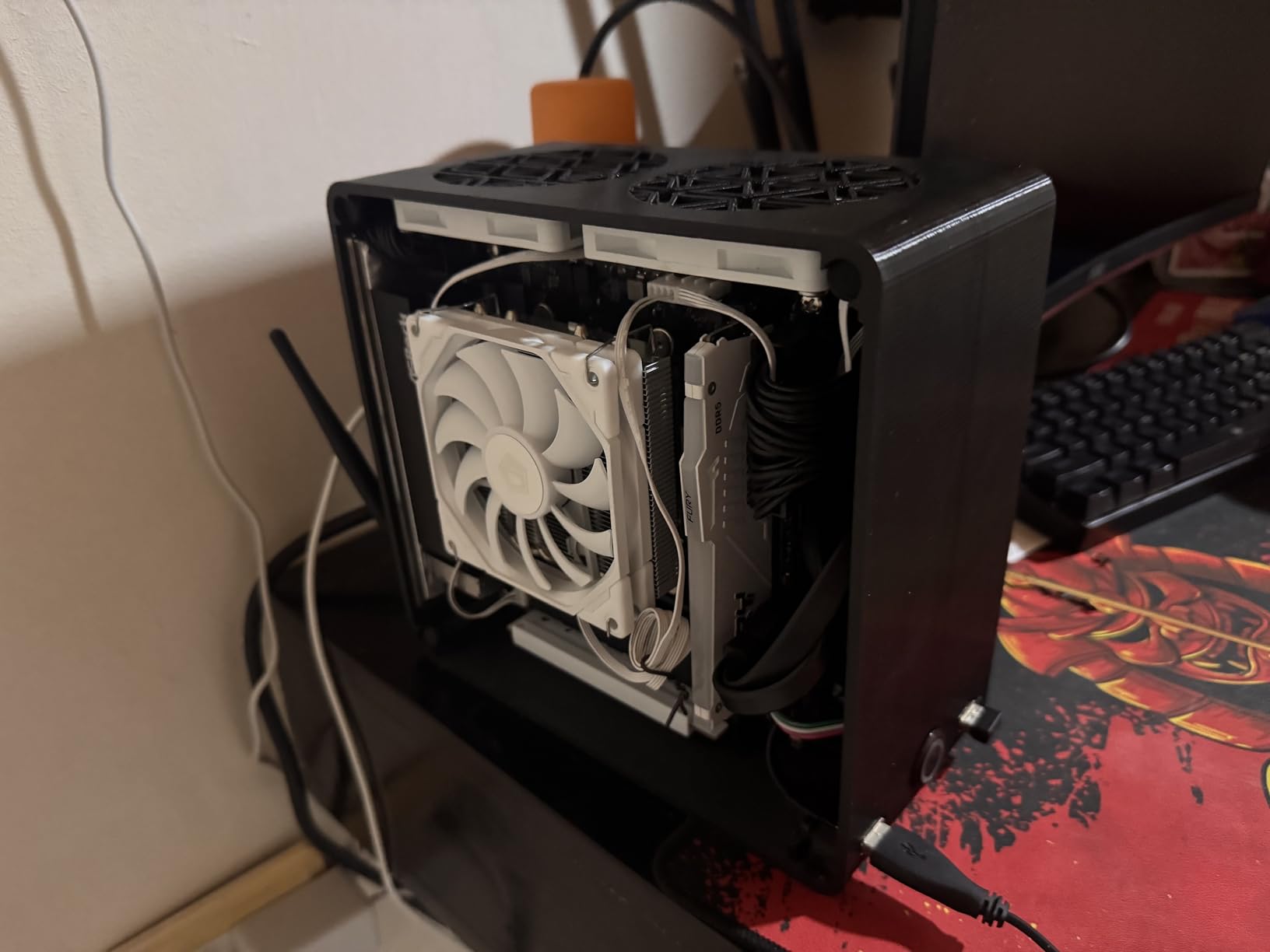 ASRock A620AI WiFi AMD AM5 Mini-ITX Motherboard, Supports AMD Ryzen 9000/8000/7000 Series Processors, DDR5 8200+ (OC), PCIe 4.0, Dual LAN, WiFi 6E, 8+2+1 Power Phase customer photo 1