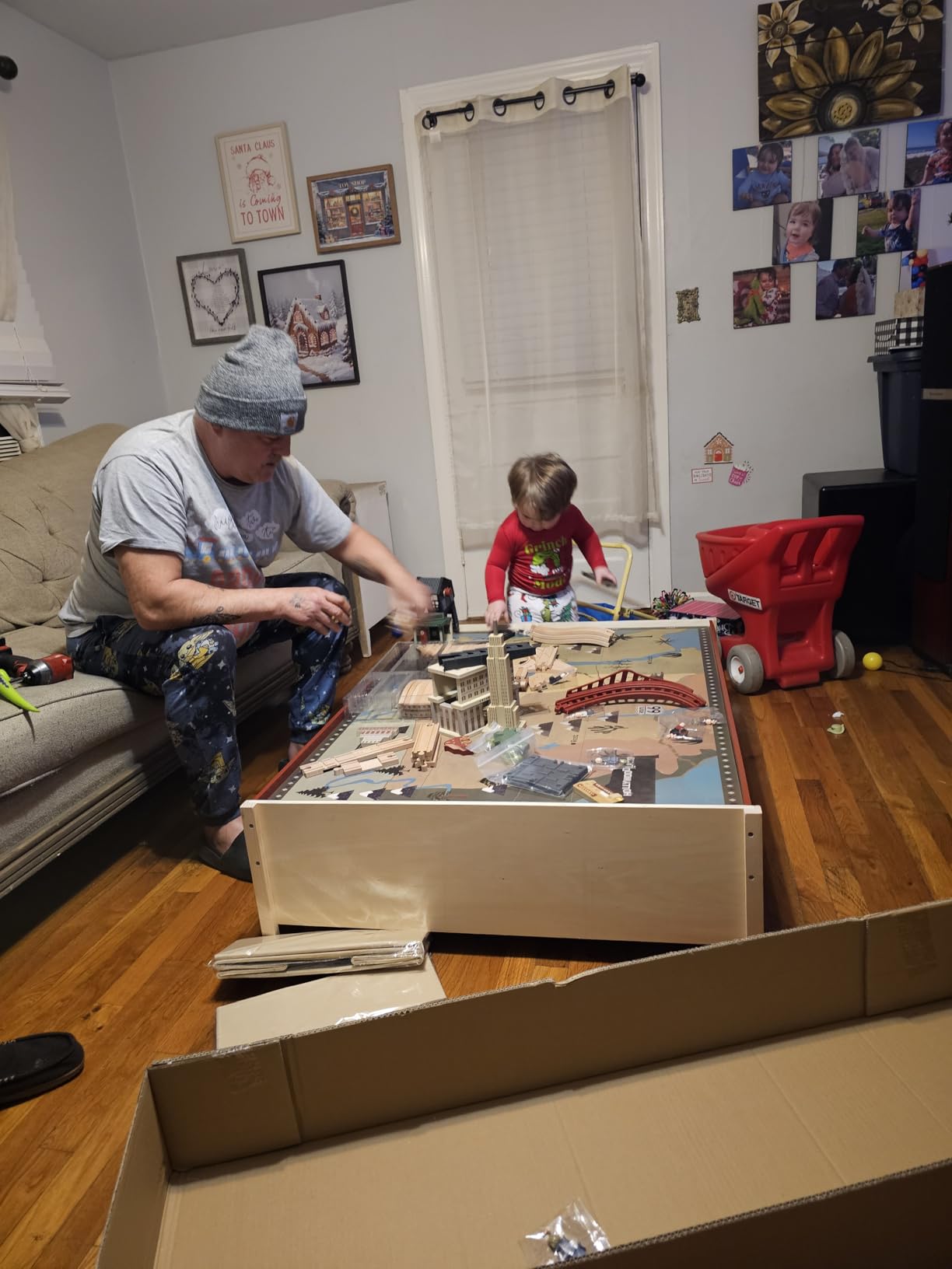 Tiny Land Large Wooden Train Table (47.9