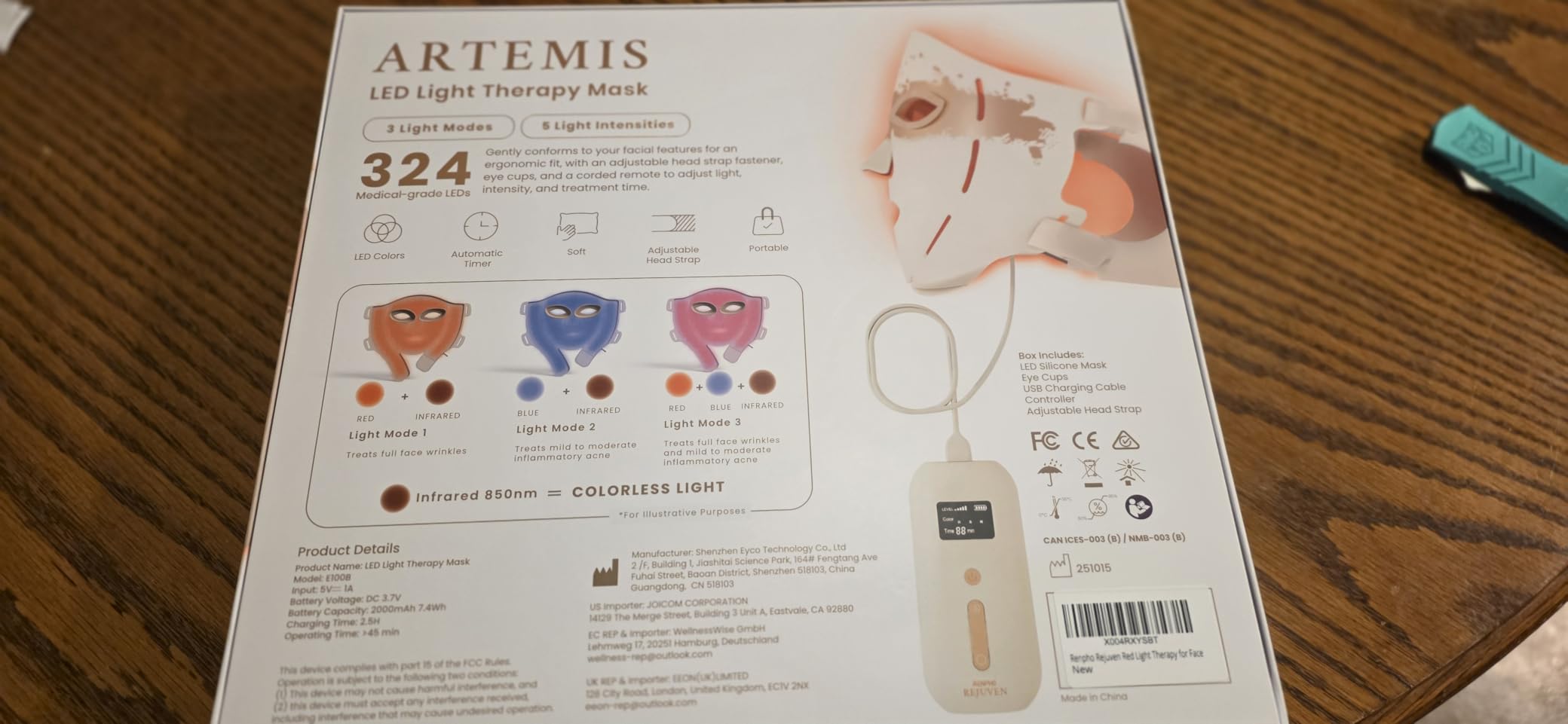 RENPHO Red Light Therapy Mask for Face, FDA-Cleared,Birthday Gifts for Wife customer photo 2