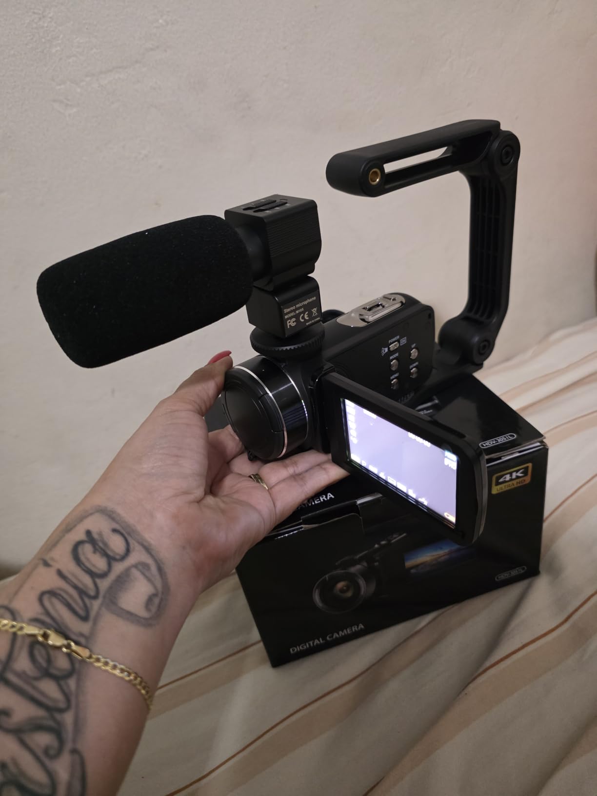 4K Video Camera Camcorder 64MP Vlogging Camera for YouTube 3.0