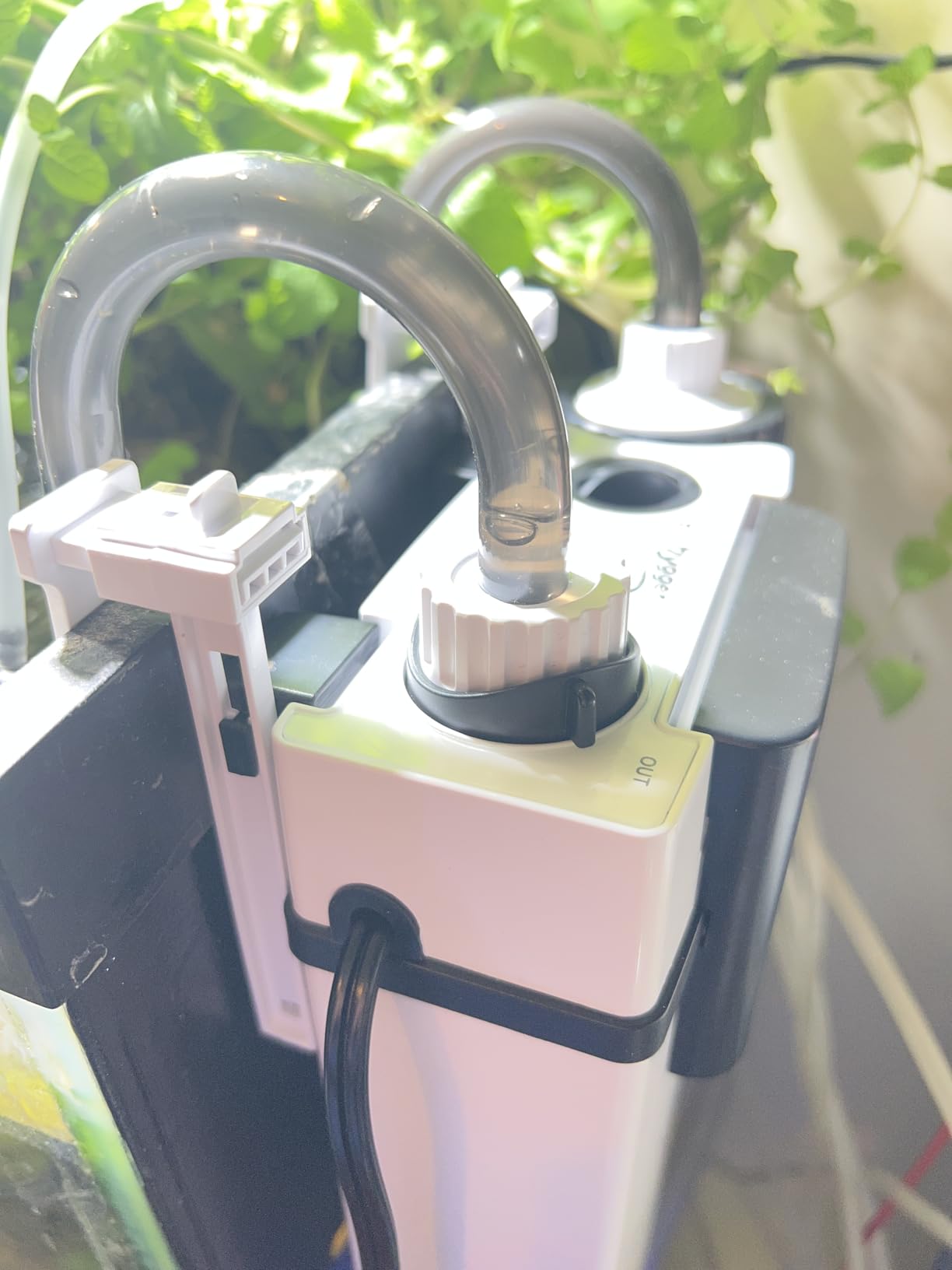hygger Quiet Hang On Back Aquarium Filter 5-30 Gallon Small Fish Tank Canister Filter with Surface Skimmer Spray Bar customer photo 2