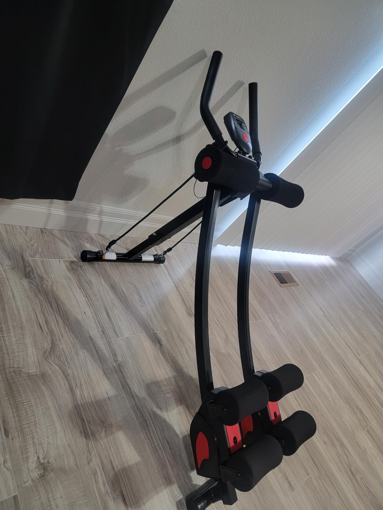 MERACH Ab Machine, Adjustable Ab Trainer Machine, AB Workout Equipment for Home Gym, Independent Dual Tracks for Mountain Climber, Foldable for Home Exercise, Load Capacity 440 LBS customer photo 2