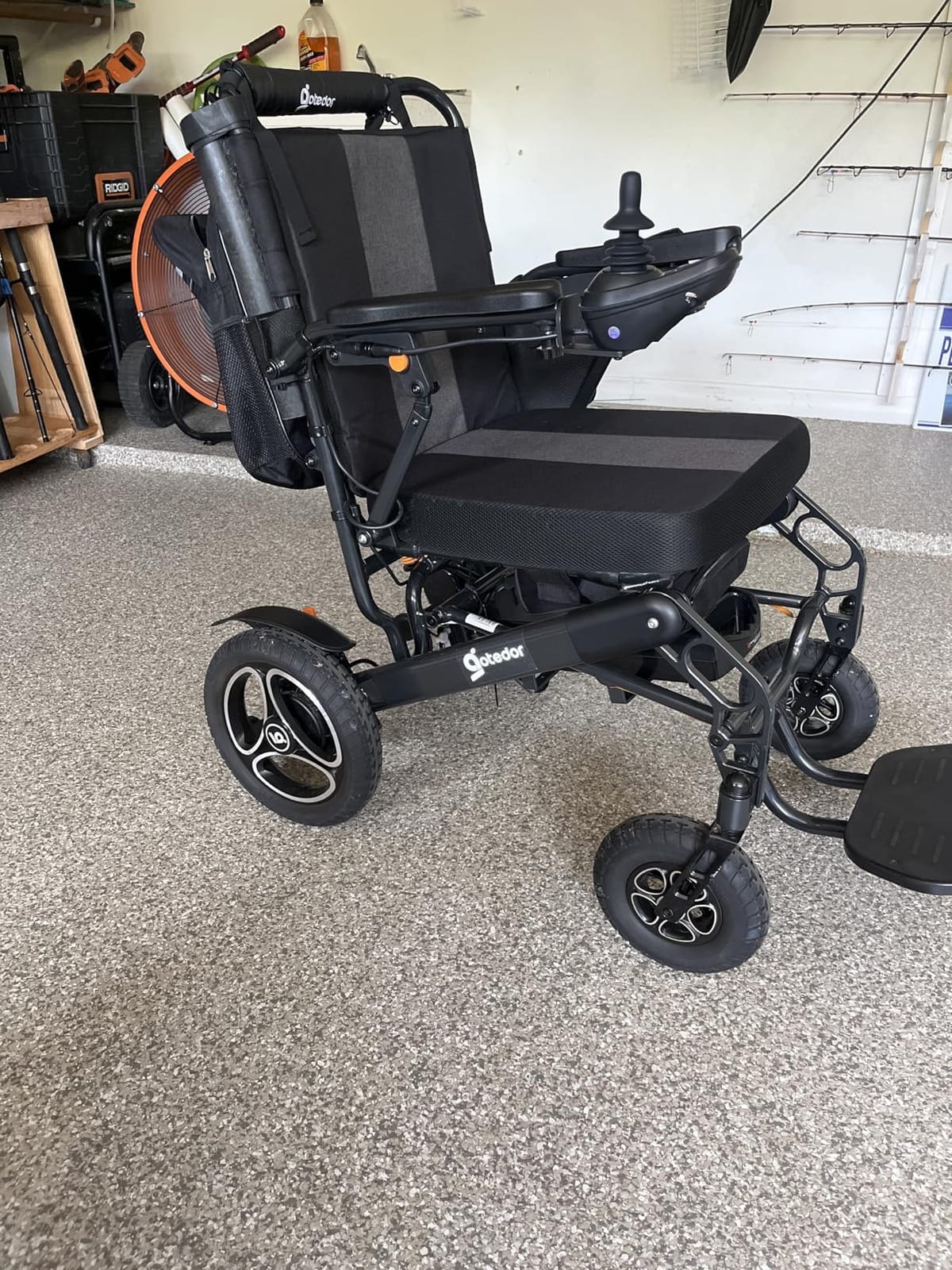 Aotedor Electric Wheelchair for Adults, 35 Miles Dual Battery, Foldable Power Wheelchair with Dual Brushless Motors, 330 lbs Capacity, Airline Approved customer photo 2