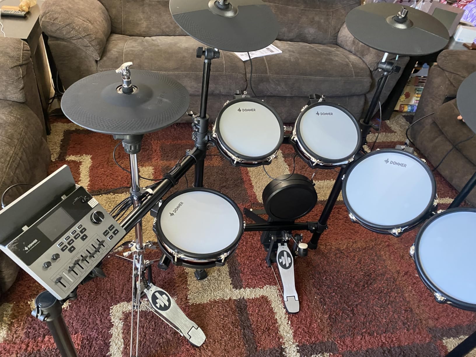 Roland TD-02K Electronic V-Drums Kit - Beginner-Friendly V-Drums with Authentic Roland Sound and Feel - Bluetooth Audio & MIDI - 40 FREE Melodics Lessons customer photo 1