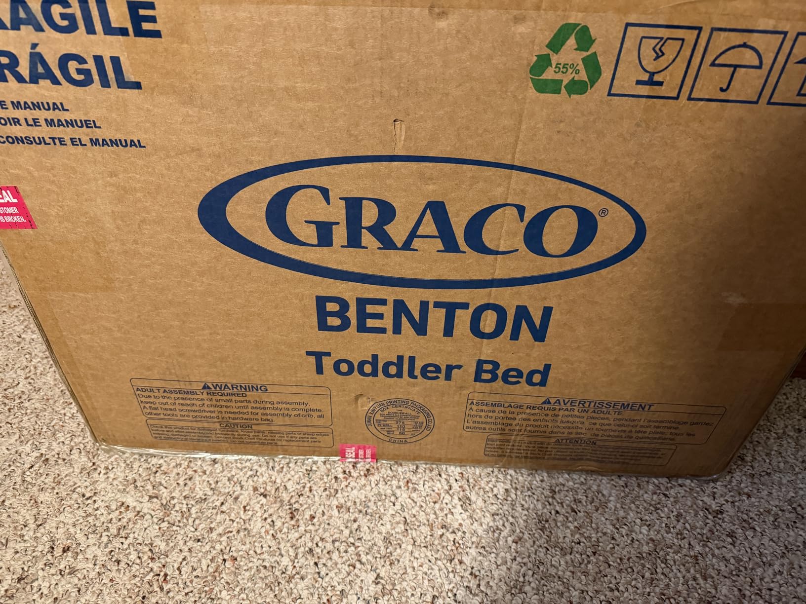 Graco Benton Toddler Bed, Hazelnut customer photo 2
