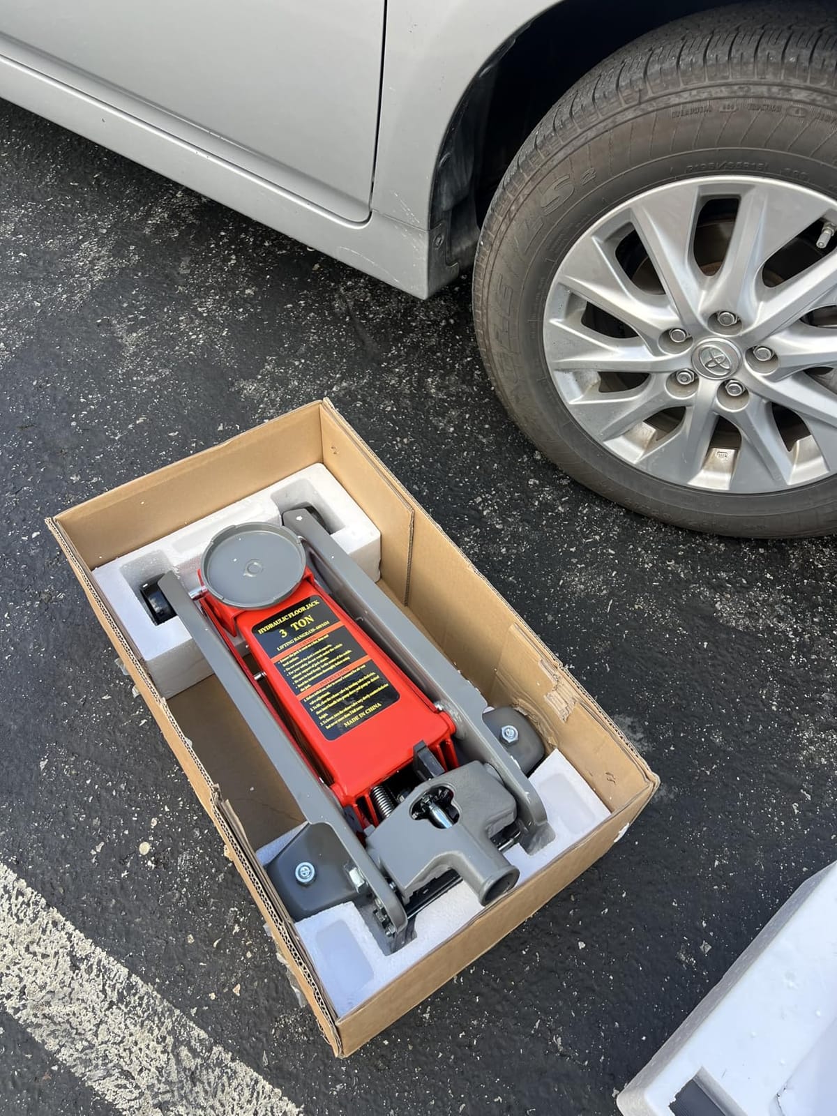 LARBANKE 3 Ton Hydraulic Floor Jack, Lift Range: 5.31
