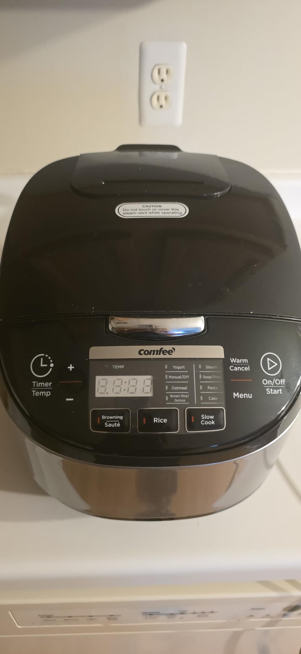 COMFEE' Rice Cooker, Japanese Large Rice Cooker with Fuzzy Logic Technology, 11 Presets, 10 Cup Uncooked/20 Cup Cooked, Auto Keep Warm, 24-Hr Delay Timer customer photo 2