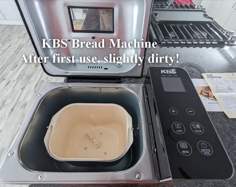 KBS 19-in-1 Programmable Bread Maker with Healthy Ceramic Pan, 2LB Bread Machine customer photo 2