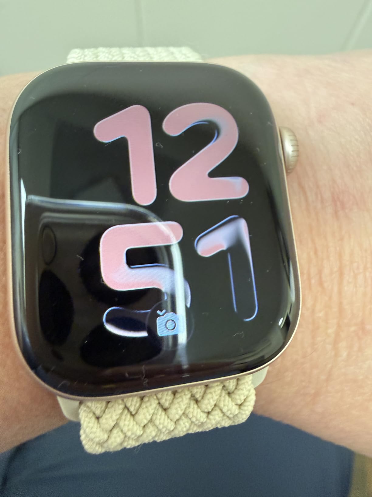 Apple Watch Series 11 [GPS 42mm] Smartwatch with Rose Gold Aluminum Case with Light Blush Sport Band - S/M. Sleep Score, Fitness Tracker, Health Monitoring, Always-On Display, Water Resistant customer photo 1