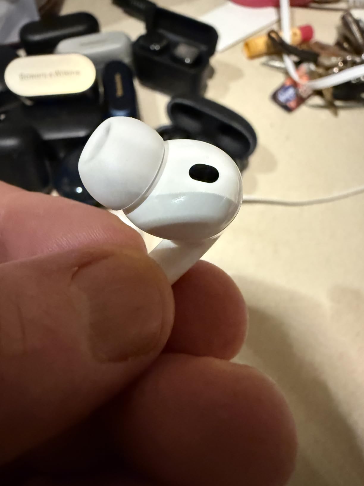 Apple AirPods Pro 3 Wireless Earbuds, Active Noise Cancellation, Live Translation, Heart Rate Sensing, Hearing Aid Feature, Bluetooth Headphones, Spatial Audio, High-Fidelity Sound, USB-C Charging customer photo 1