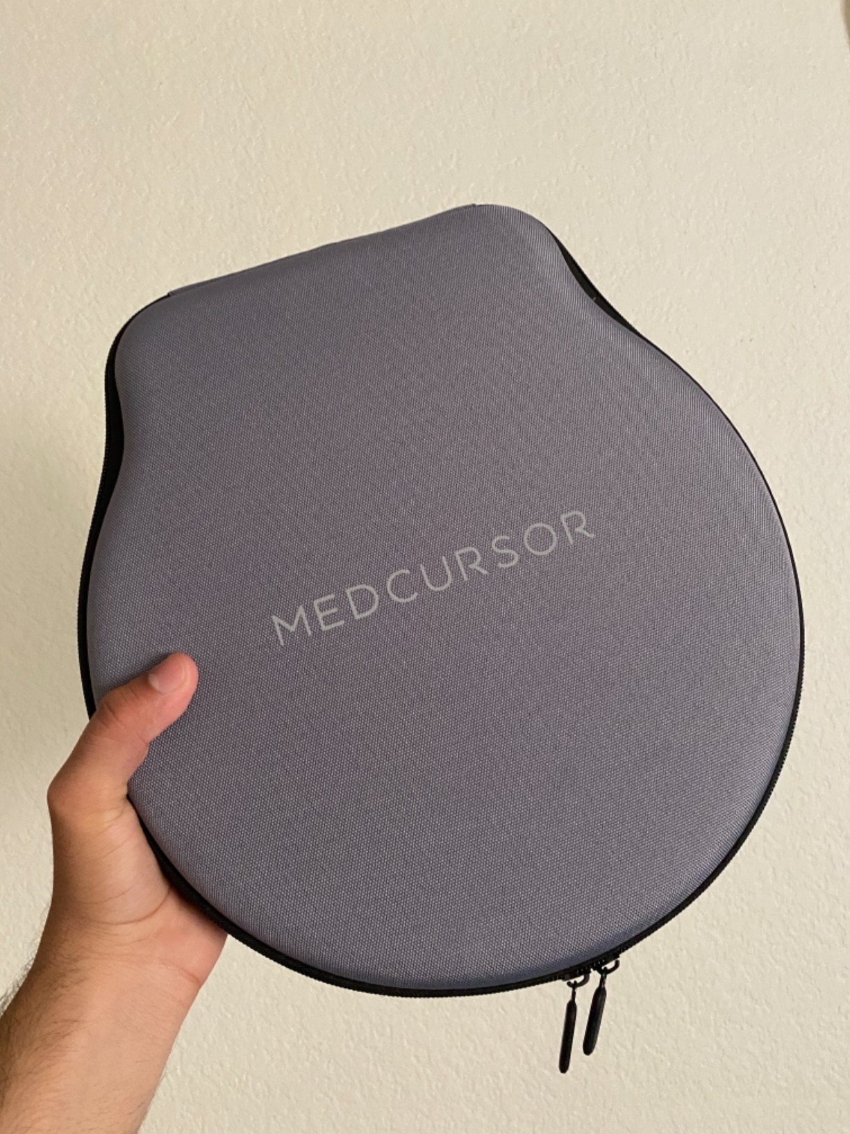Medcursor Massage Gun - High Intensity Brushless Motor, Handheld Percussion Deep Tissue Massager with 6 Massage Heads for Sore Muscle and Stiffness, Black customer photo 2