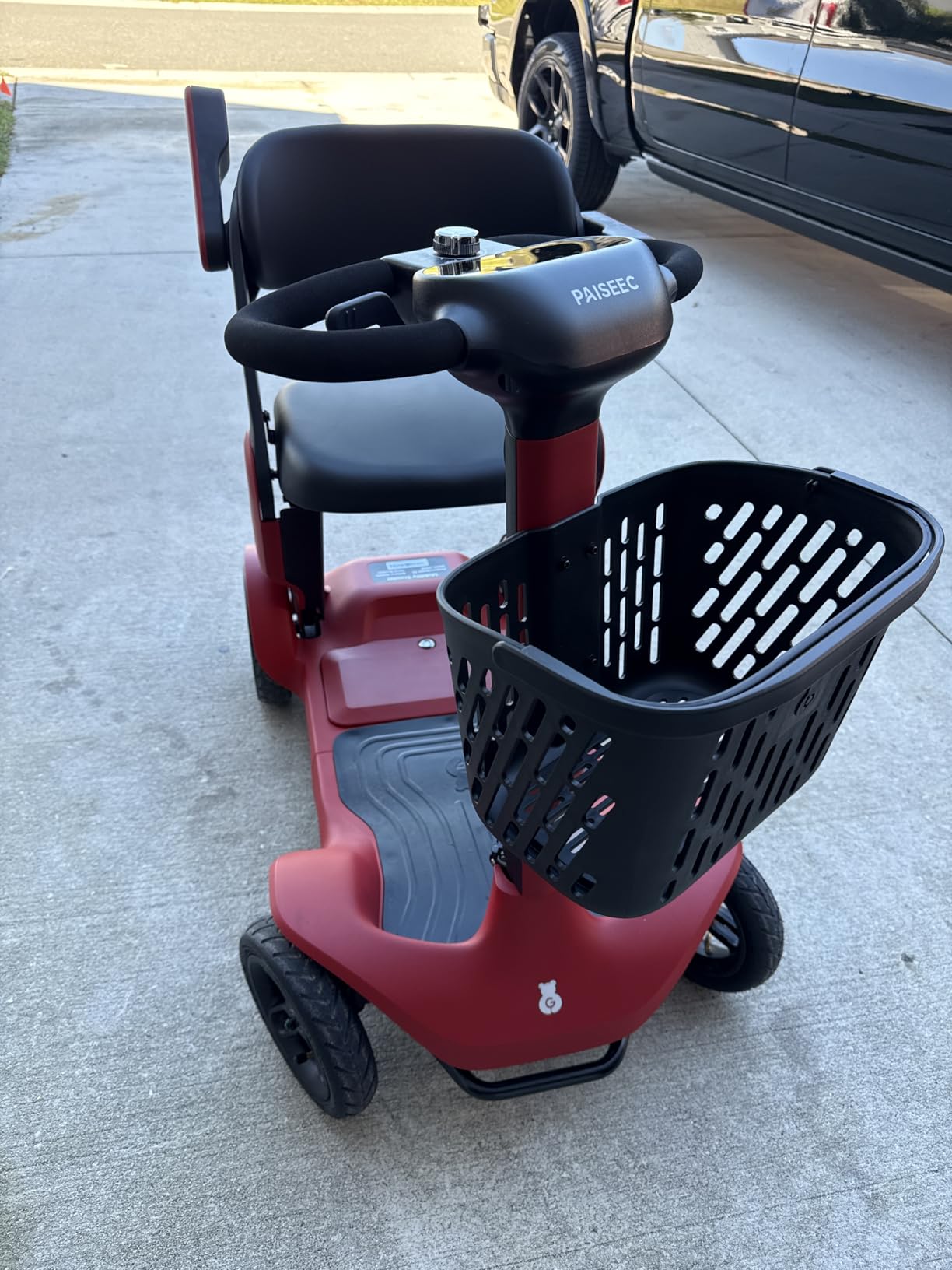 PAISEEC S3 Mobility Scooters for Seniors, 25/40 Miles Long Range, 2-Step Folding Mobility Scooter for Adults, 300 lbs Capacity, AI Speed Control, All Terrain Mobility Scooter customer photo 1