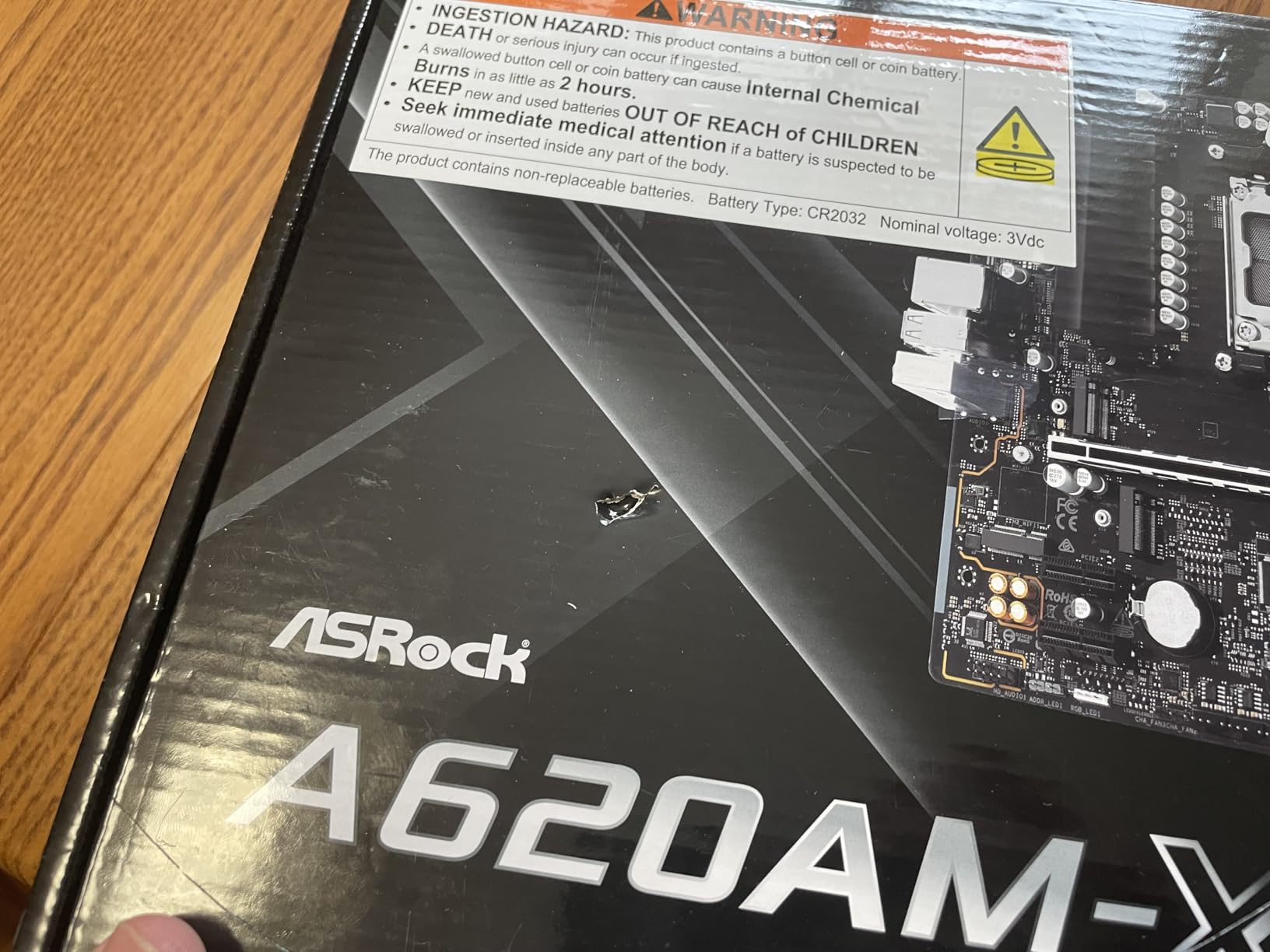 ASRock A620AM-X Micro-ATX Motherboard AMD AM5 Socket Supports Ryzen 9000/8000/7000 DDR5 8000+ OC PCIe 4.0 2.5G LAN BIOS Flashback customer photo 2