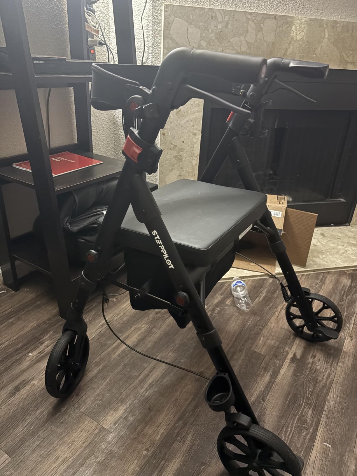 Bariatric Rollator Walkers for Seniors with Seat, 500lb Capacity, 8