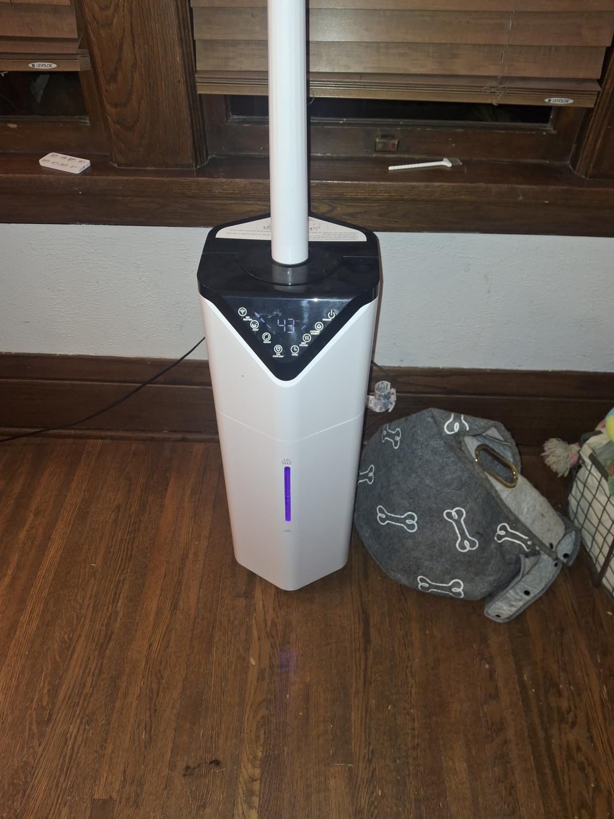 18L/4.7Gal Smart Humidifier Large Room, Warm & Cool Mist Humidifiers, Up to 2500 sq ft Whole House Coverage, 800mL/h Output, 24H Timer, Top Fill, 70H Runtime, Humidifier for Bedroom, Home, Office customer photo 2