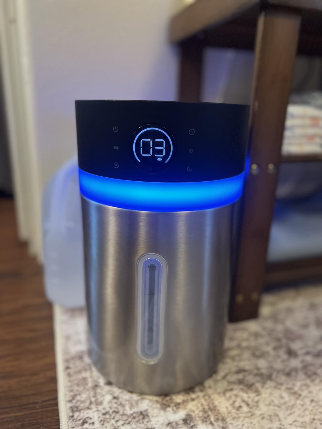 Stainless Steel Humidifier, Easy to Clean Humidifier, Dishwasher Safe Humidifiers for Bedroom Large Room customer photo 1