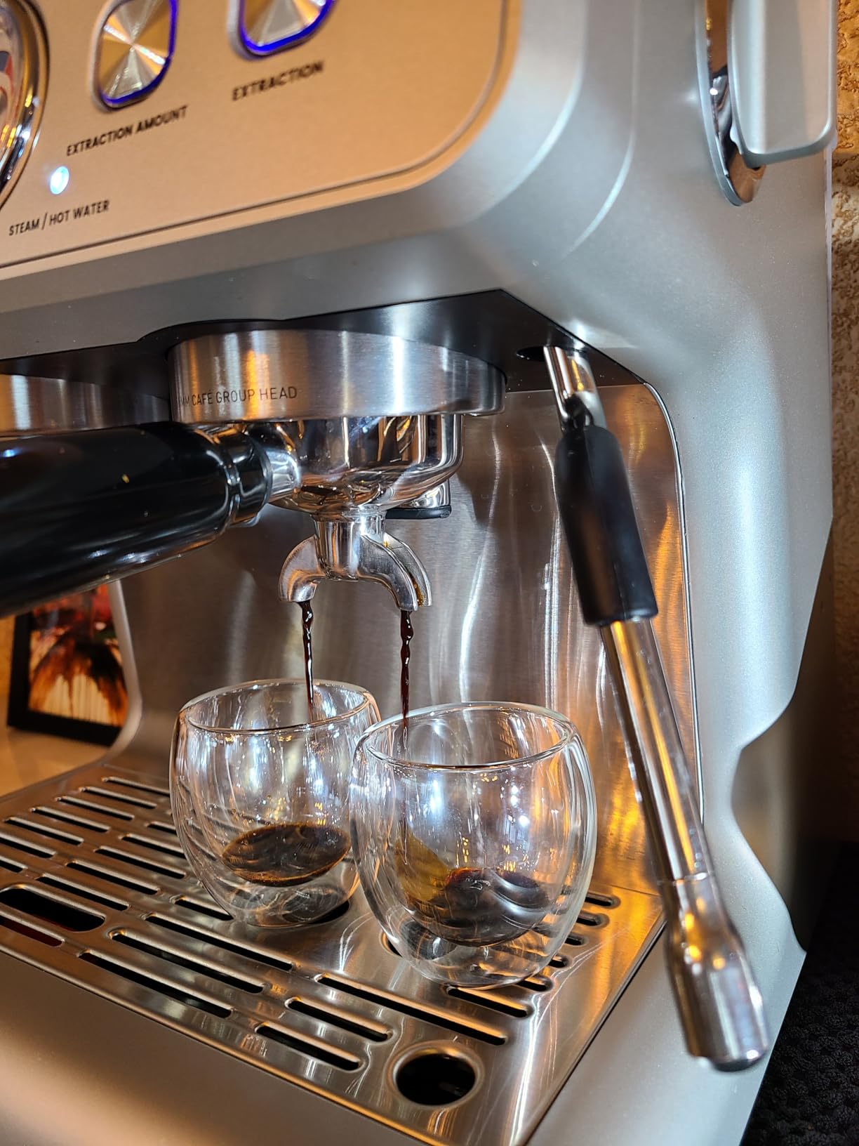 Gevi Dual Boiler Espresso Machine With Built-In Burr Grinder, 58mm Commercial Portafilter customer photo 2
