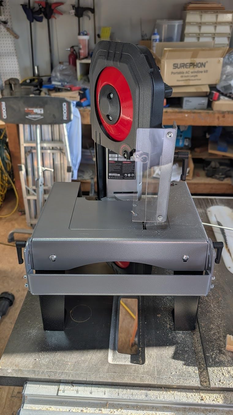 BUCKTOOL 5-Inch Metal Band Saw, 1.5 HP 10A Variable-Speed Benchtop Bandsaw | 137-472 FPM Variable Speed, 5-Inch Cutting Capacity, Adjustable Worktable and Extension Table for Metal Cutting customer photo 2