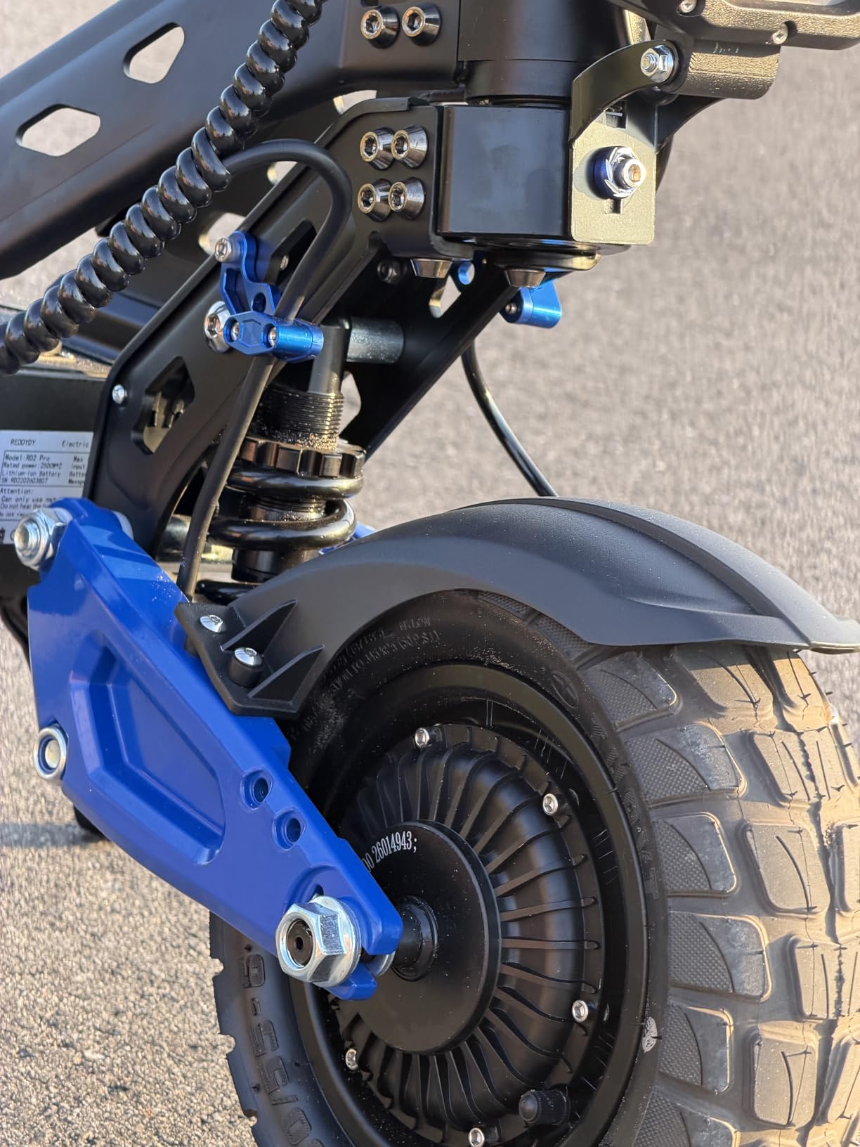 JUNLING RD2 Electric Scooter for Adults, 5000W Dual Motor Electric Scooter | 50 Mph Top Speed, 55 Miles Max Range, 60V/25AH Battery, Dual Suspension Hydraulic Braking System customer photo 2