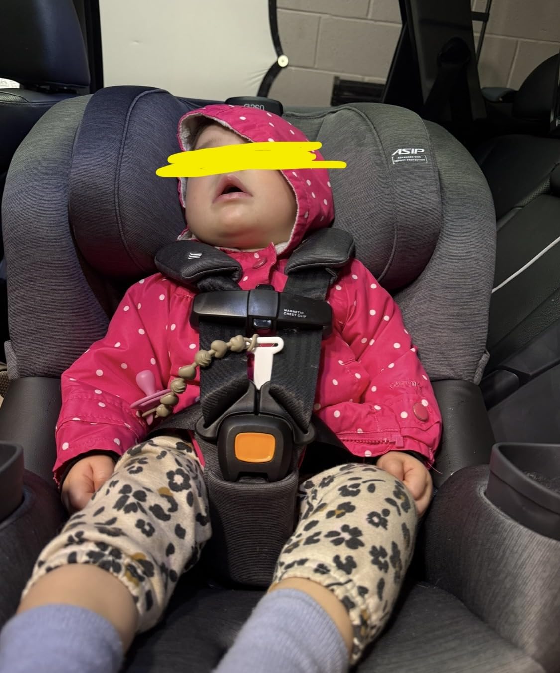 Chicco Fit360 Rotating Convertible Car Seat, 360 One-Hand Rotation, ClearTex flame retardant-free, GREENGUARD Gold, Titanium/Grey, rear and forward-facing toddler convertible car seat customer photo 1