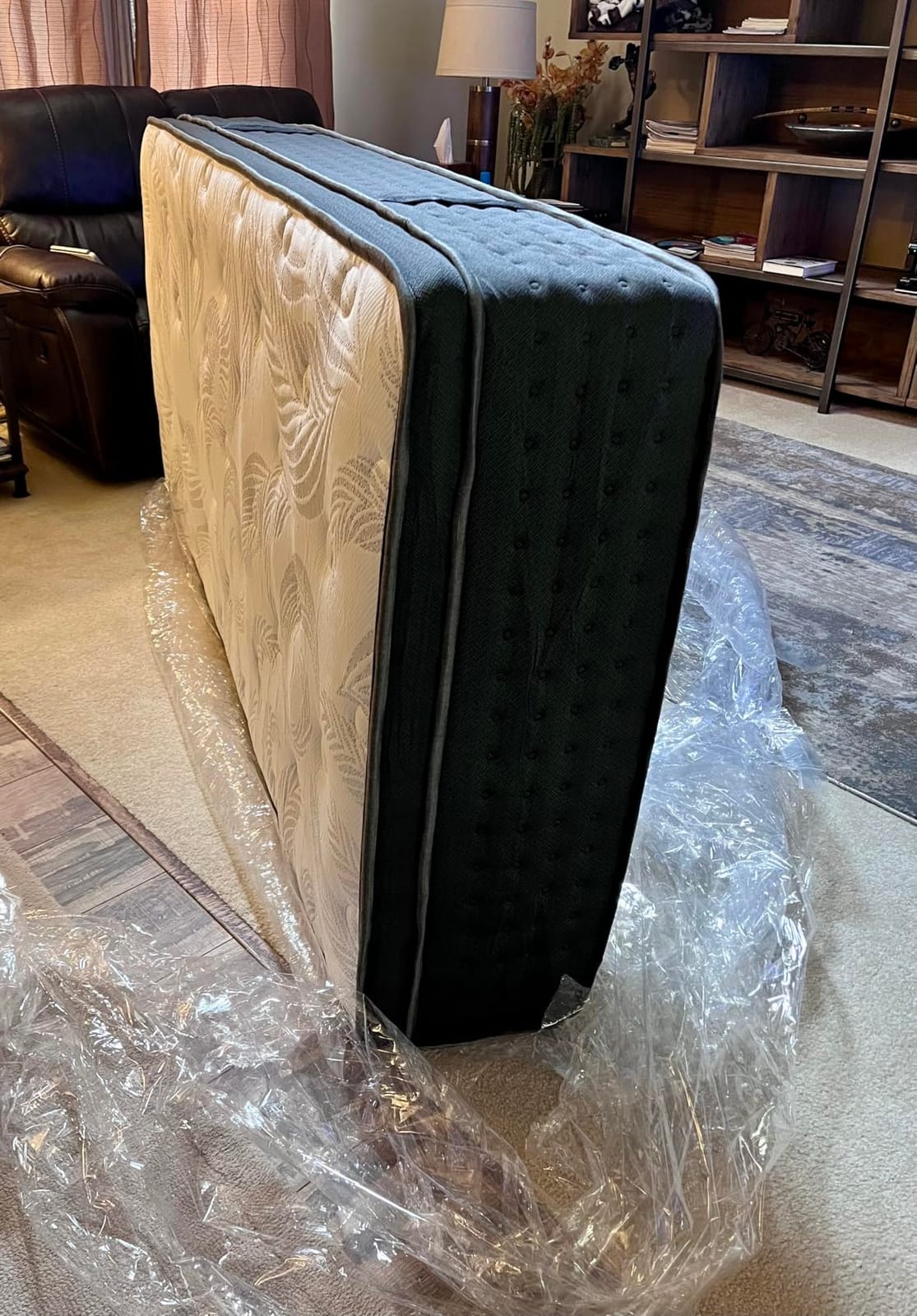 12 Inch Queen Mattress, Queen Size Mattresses Soft Plush Made in USA | Motion Isolation & Pressure Relief, Fiberglass Free, Mattress in a Box, CertiPUR-US Certified customer photo 1