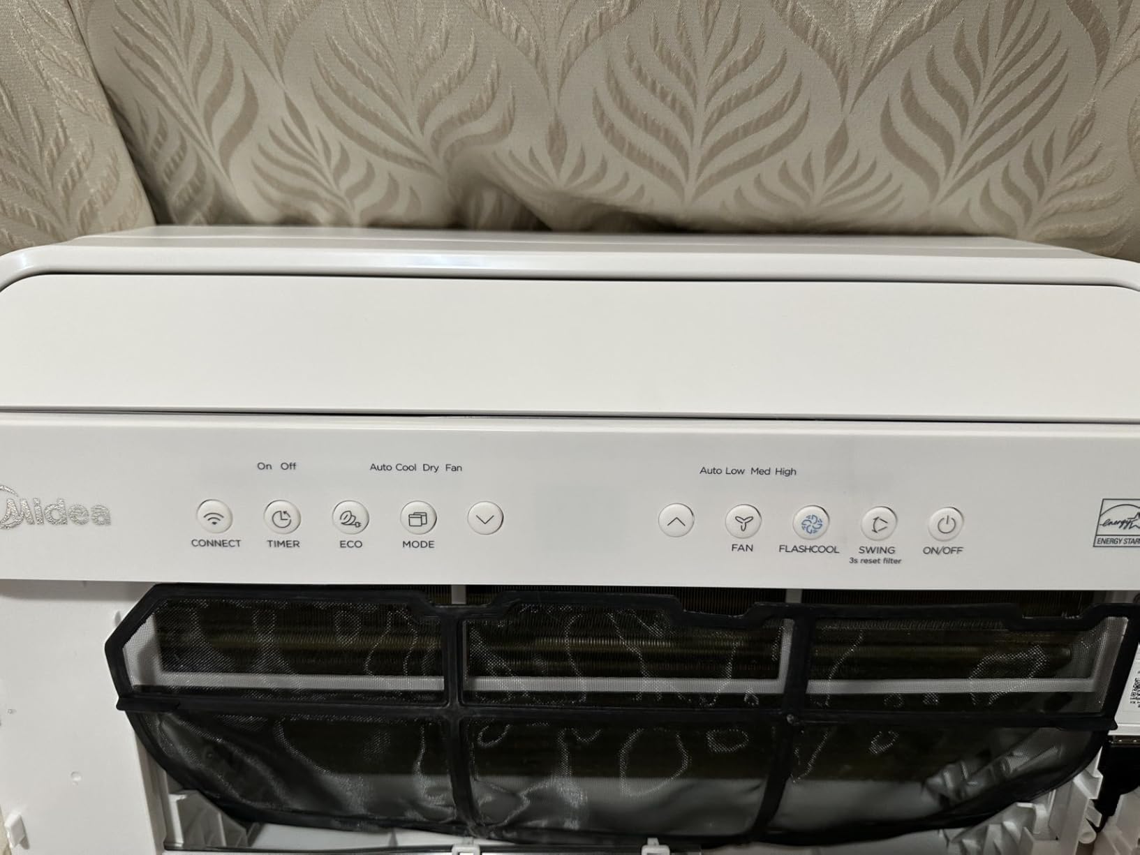 Midea 8,000 BTU U Shaped Smart Inverter Window Air Conditioner - Cools 350 Sq Ft, Ultra Quiet with Open Window Operation - Alexa/Google Assistant Compatible, 37% Energy Savings, Remote (2026 Edition) customer photo 2