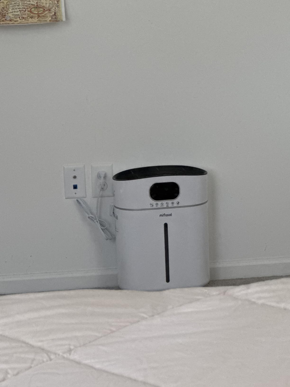 Humidifier Large Room Warm and Cool Mist for Bedroom, 3.2Gal/12L, White customer photo 1