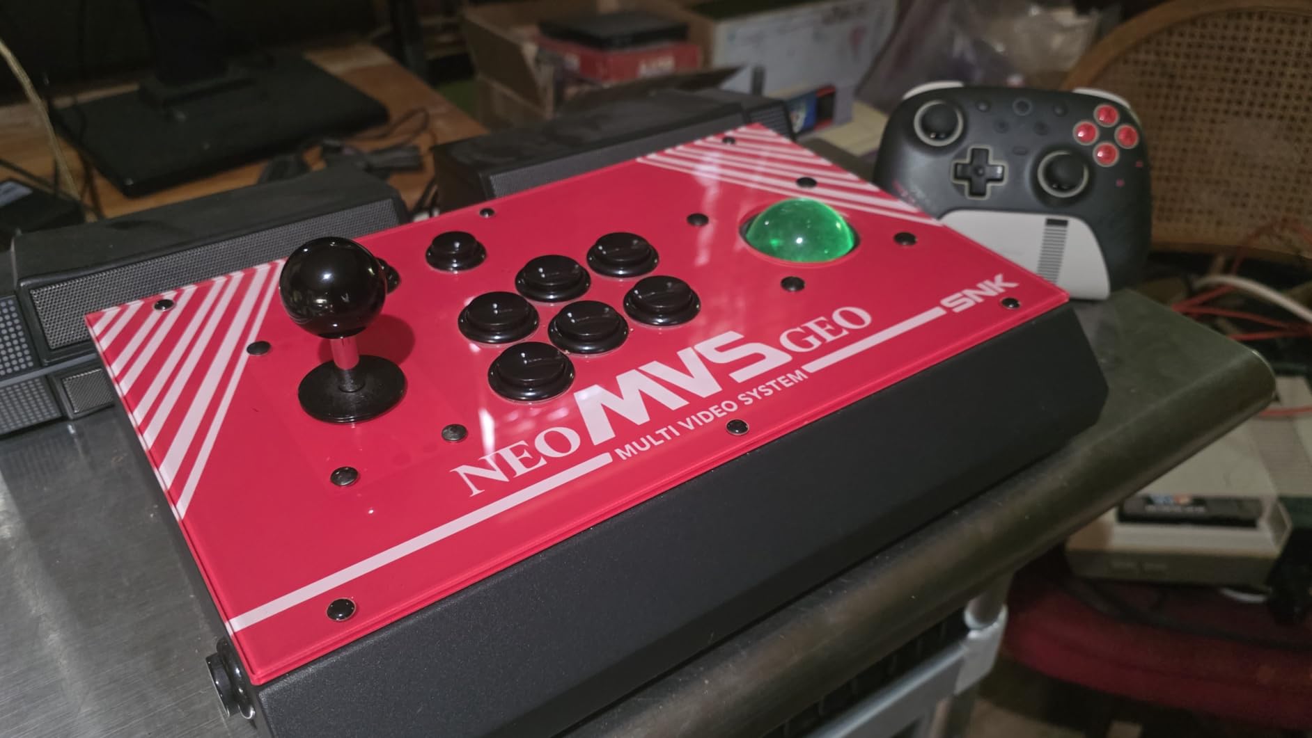 FightBox R10 Arcade Fight Stick With Trackball Retro Game Controller customer photo 2