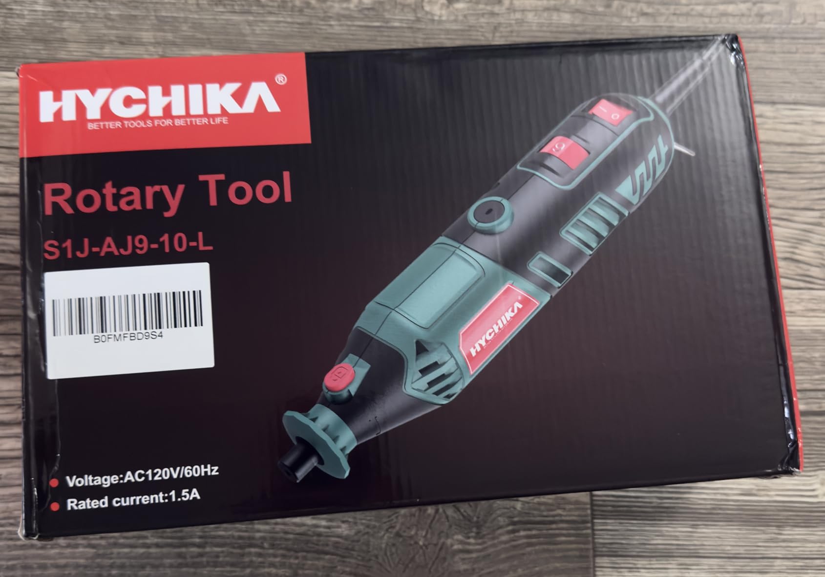 HYCHIKA 8000-35000 RPM Variable Speed Rotary Tool Kit with 179 Pcs Accessories, 180W Power Rotary Tool with Grinding Chain Bracket Flex Shaft for Wood Carving, Grinding, Cutting, Sanding, Polishing customer photo 1