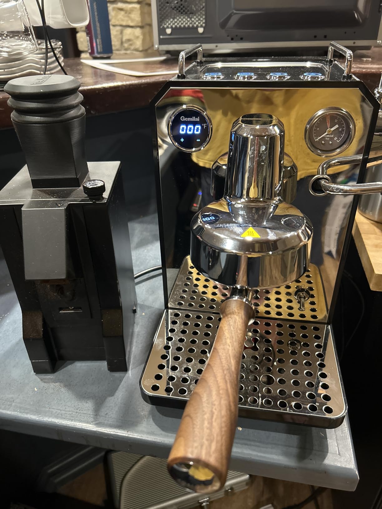 Gemilai Owl G3006 Home Espresso Machine, 58mm Commercial Group Head & PID Temp Control customer photo 1
