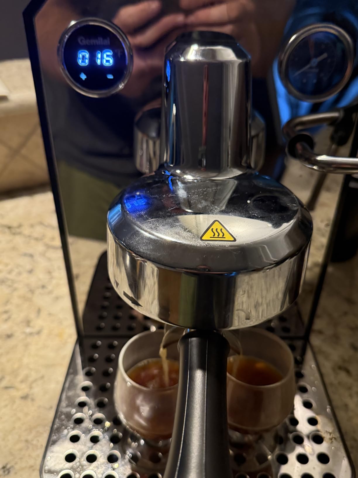 Gemilai Owl G3006 Home Espresso Machine, 58mm Commercial Group Head & PID Temp Control customer photo 2