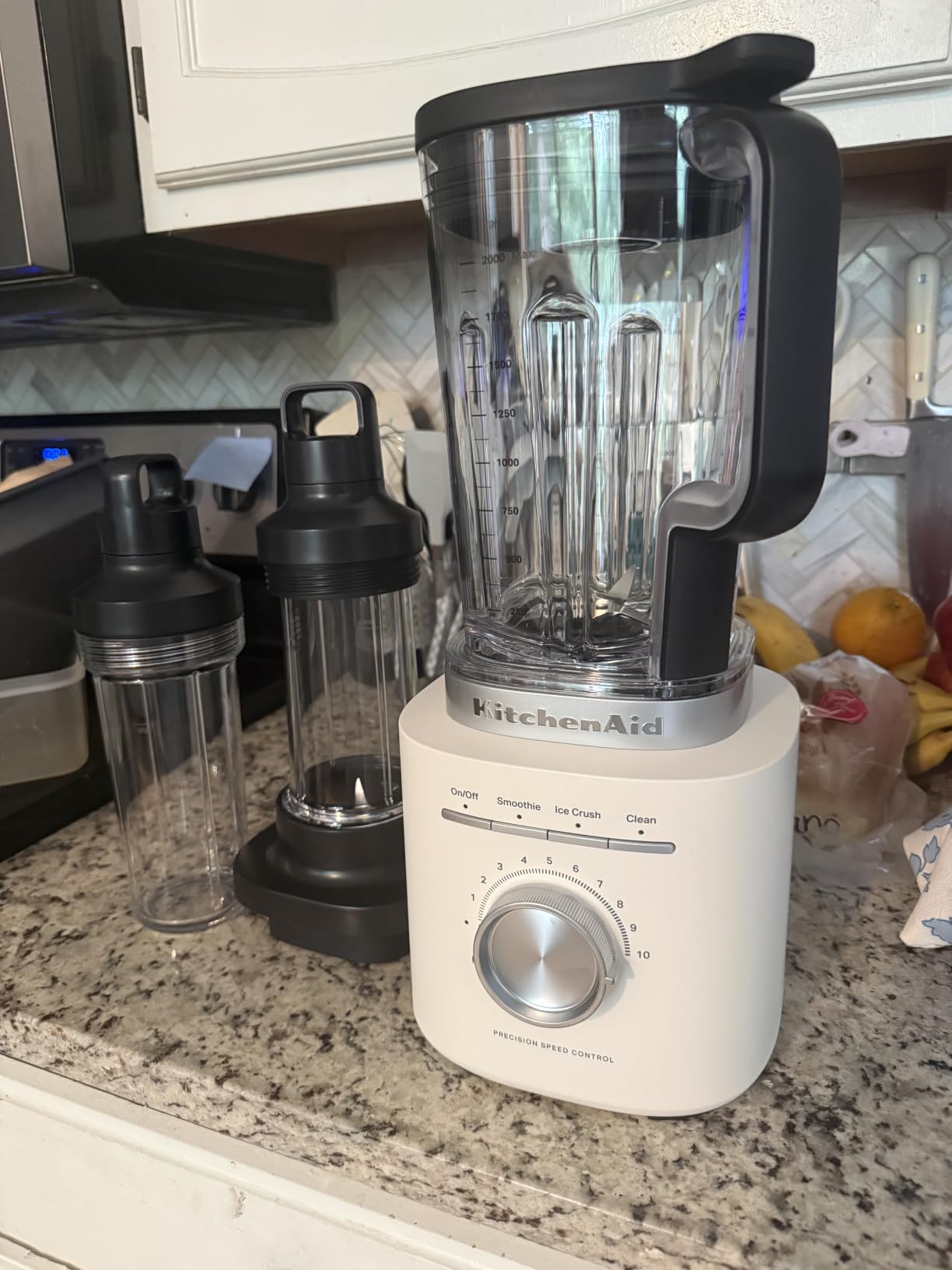 KitchenAid Pure Power Blender with 2 Personal Blending Jars, 1700 Watt Peak Power*, KSB2078, Matte Charcoal Grey customer photo 1