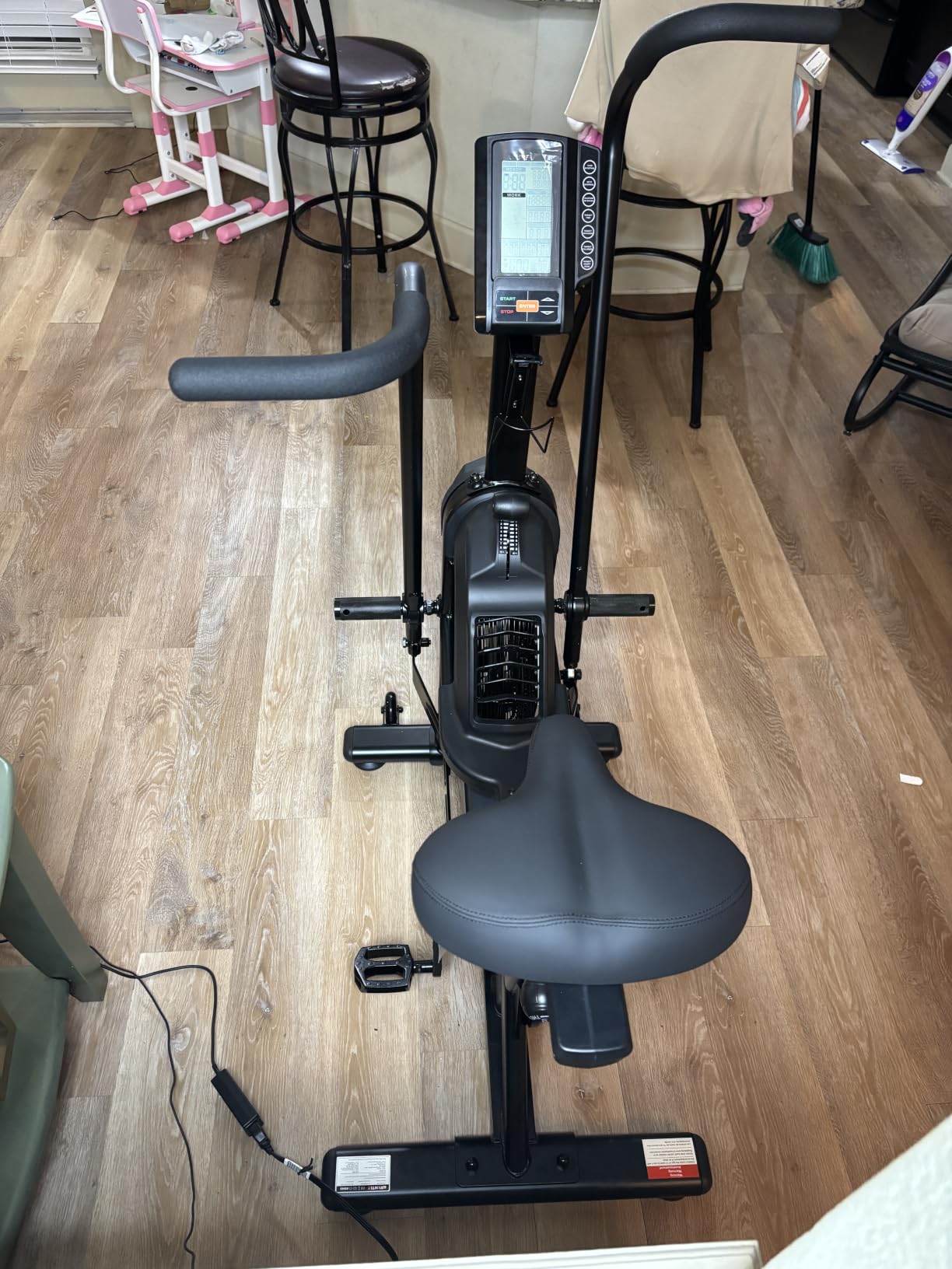 Dual Resistance Air Bike, Magnetic & Air Fan Bike with APP Connection, ISCC PLUS Certified, Dual-Action Handlebars for Home Gym HIIT (350LBS Capacity) customer photo 2