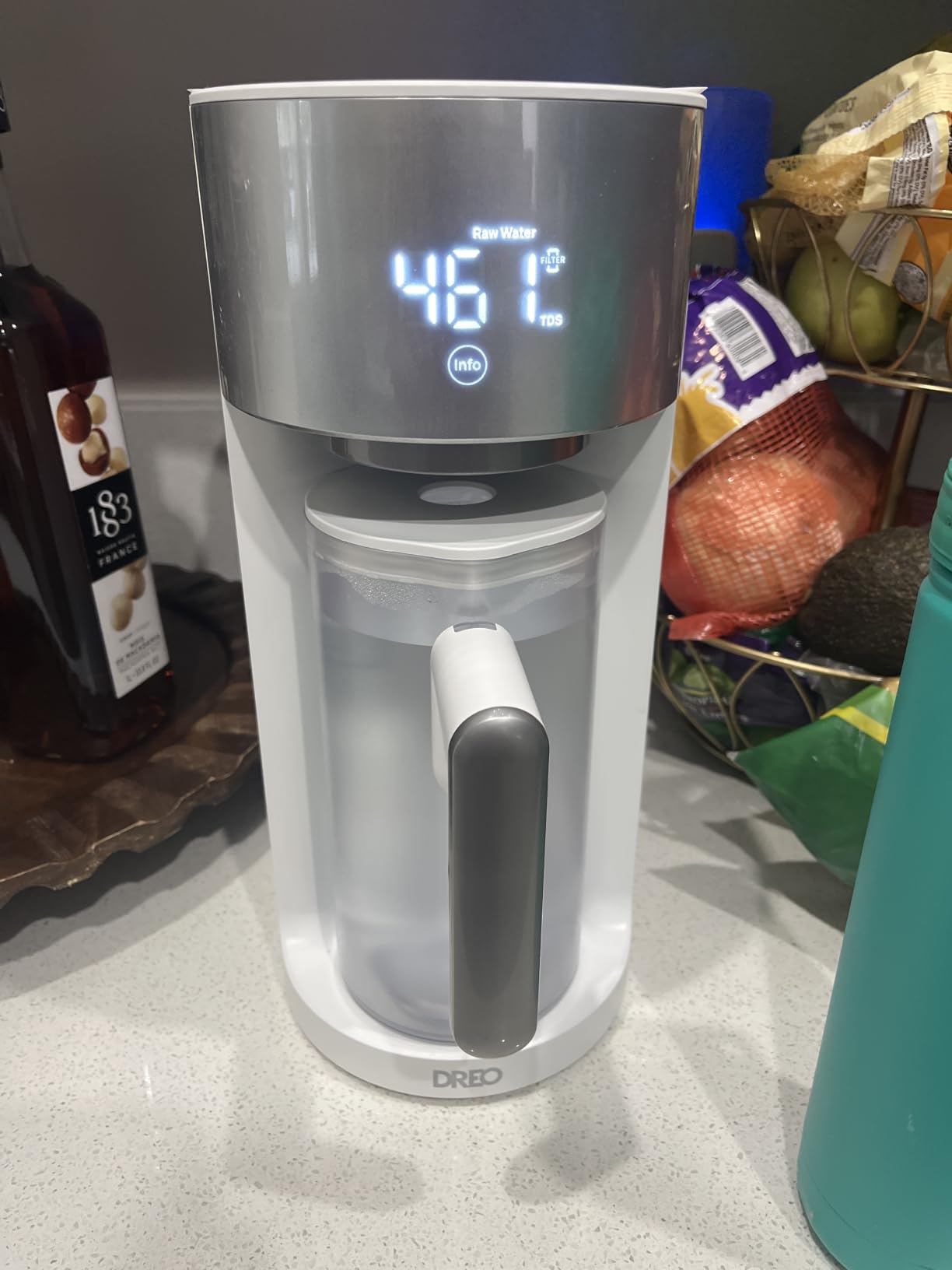 DREO Reverse Osmosis Water Filter System Countertop, RO Water Filter 112 3L customer photo 2