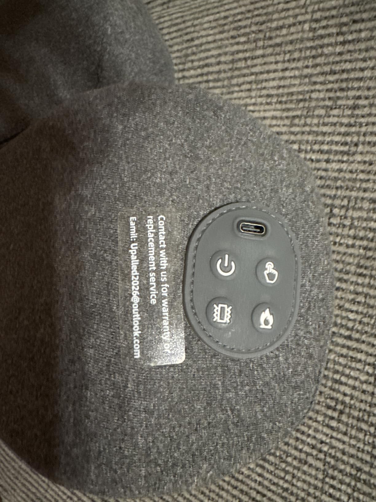 Upalled Cordless Heated Neck Massager Pillow for Pain Relief Deep Tissue | 3-in-1 Rechargeable Neck Cervical Traction Device with Heat, Massage, Electric Stretch, Ergonomic Shoulder Relaxer, Grey customer photo 2
