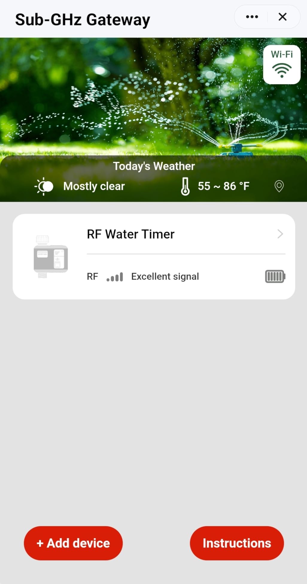 WiFi Water Timer for Garden Hose,WiFi Sprinkler Controller with 984ft Range | Strong Wall Penetration, Alexa & Google Voice/App Control WiFi Hose Timer with Rain Delay, Manual Mode customer photo 2