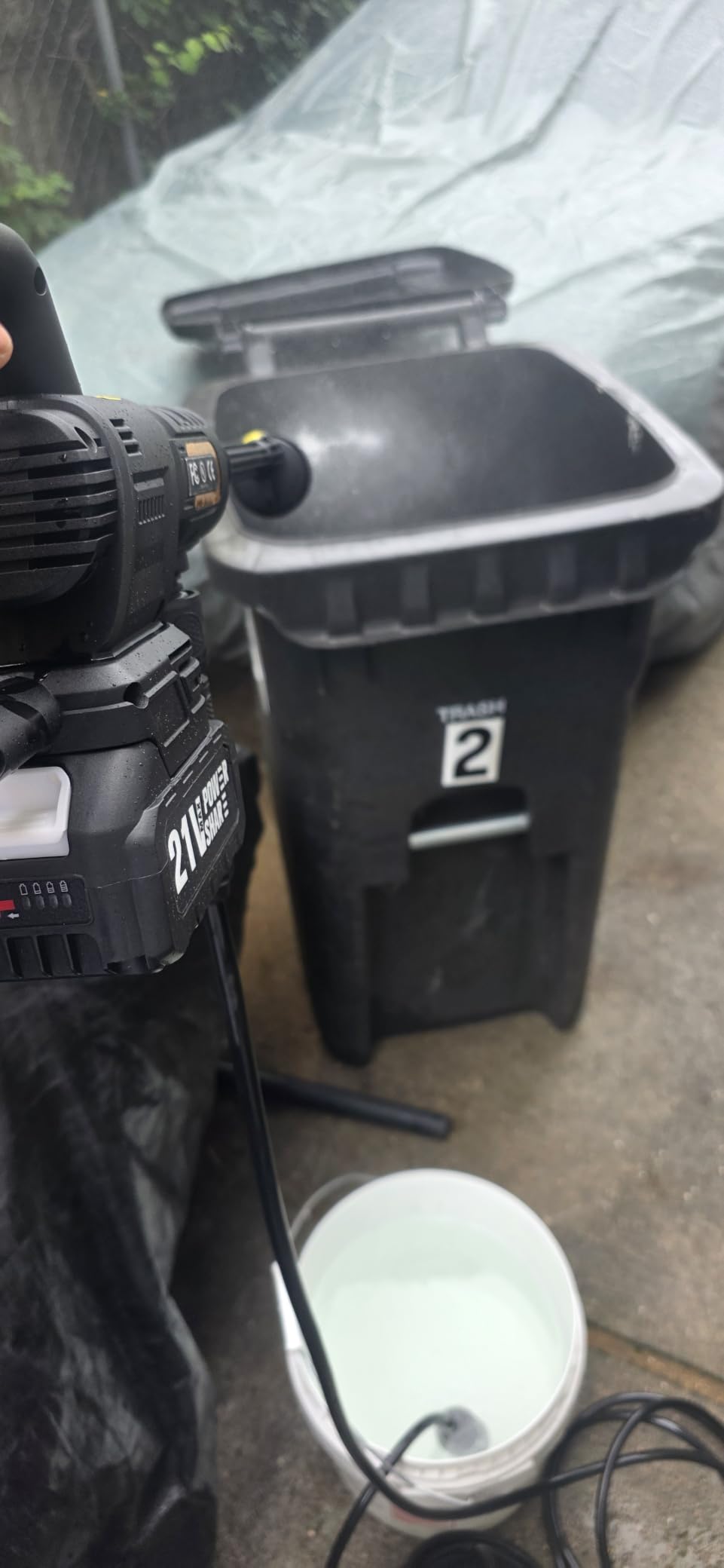 Cordless Pressure Washer Battery Powered; 1200PSI Brushless Power Washer customer photo 2
