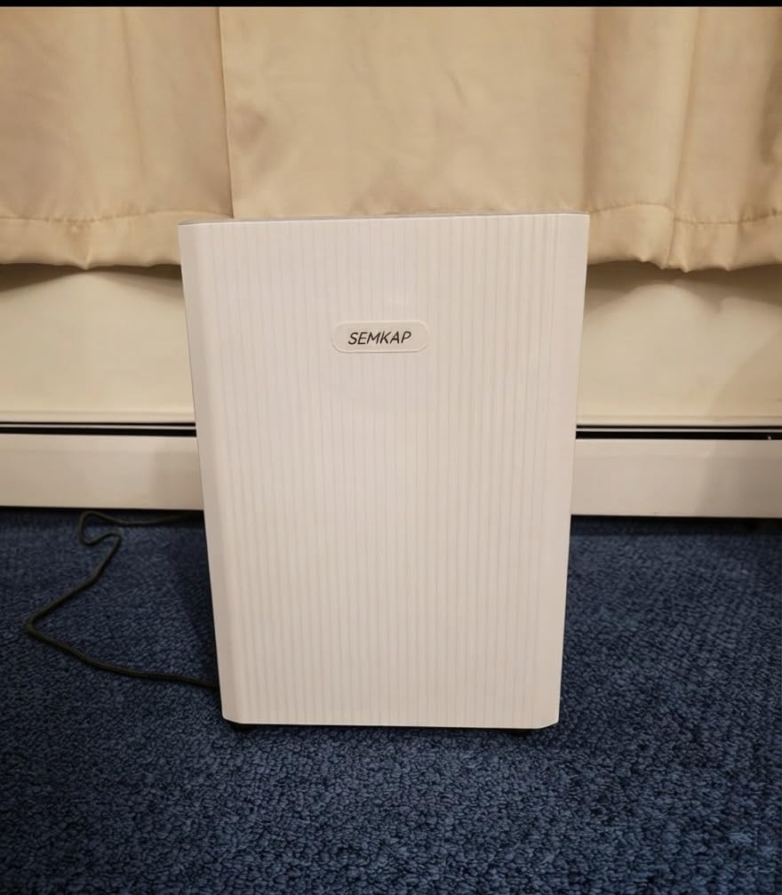2500 Sq.Ft Dehumidifier for Basement with Drain Hose, SEMKAP 32 Pints Dehumidifiers for Home, Large Room, Bathroom, Bedroom, Low Noise With Smart Compressor, Intelligent Humidity Control, 24HR Timer customer photo 2