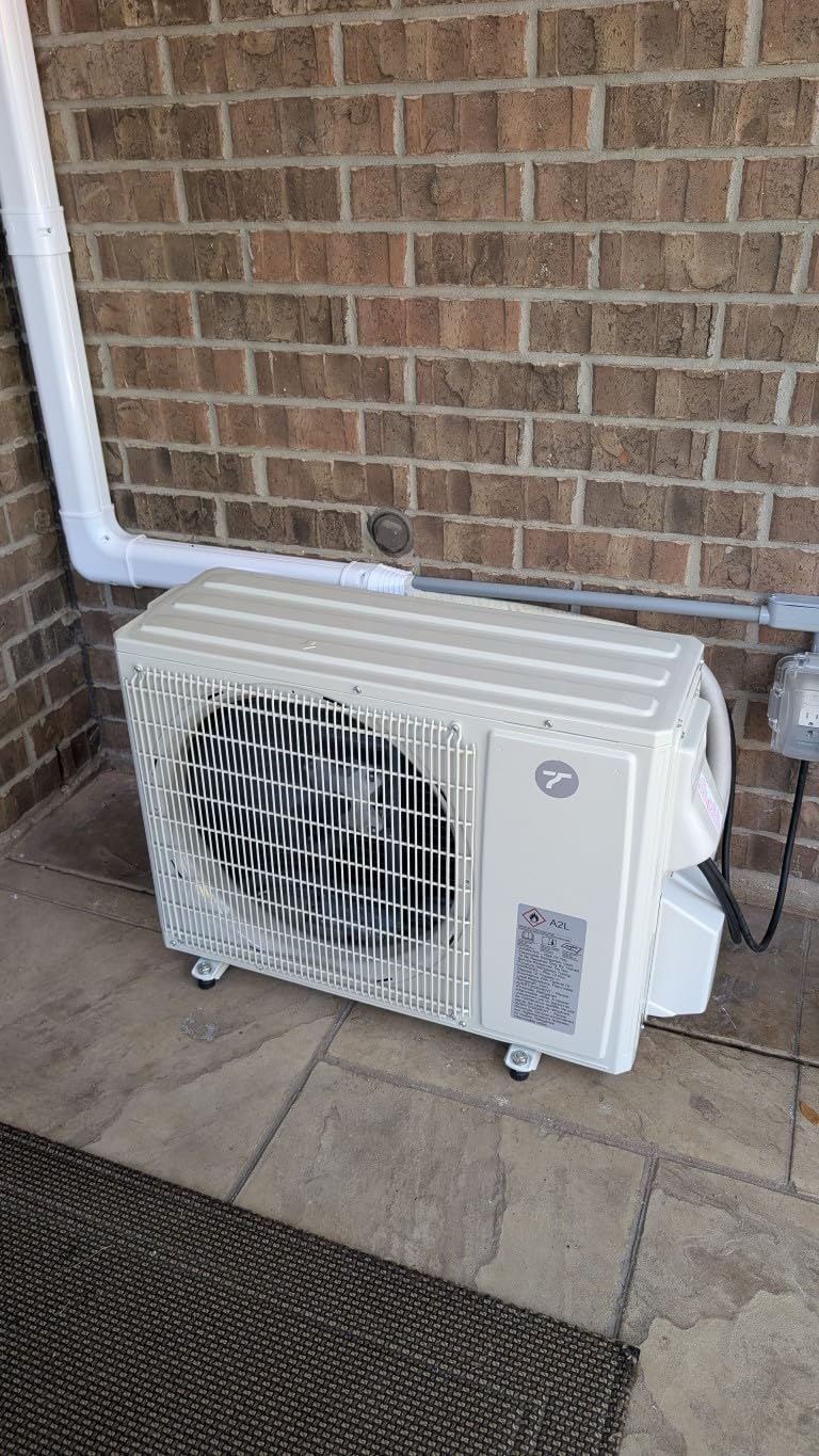 12000 BTU Mini Split Air Conditioner, 115V 22 SEER2 AC & Heat Pump | Quiet ductless system for up to 750 Sq.Ft. Features R32 refrigerant, WiFi smart control & complete installation kit customer photo 2