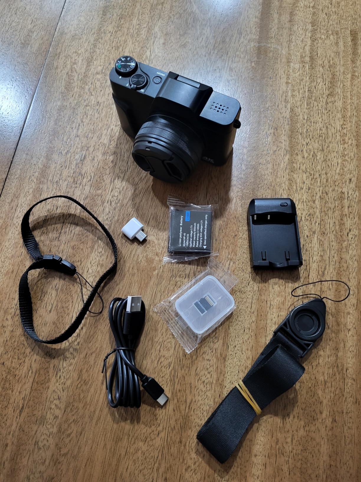 4K Digital Camera WiFi 180° Flip Screen Autofocus 64MP 16X Zoom, Black | Vlogging Camera for YouTube, Compact Travel Camera for Beginners, Anti-Shake, 32GB Card, 2 Batteries customer photo 1