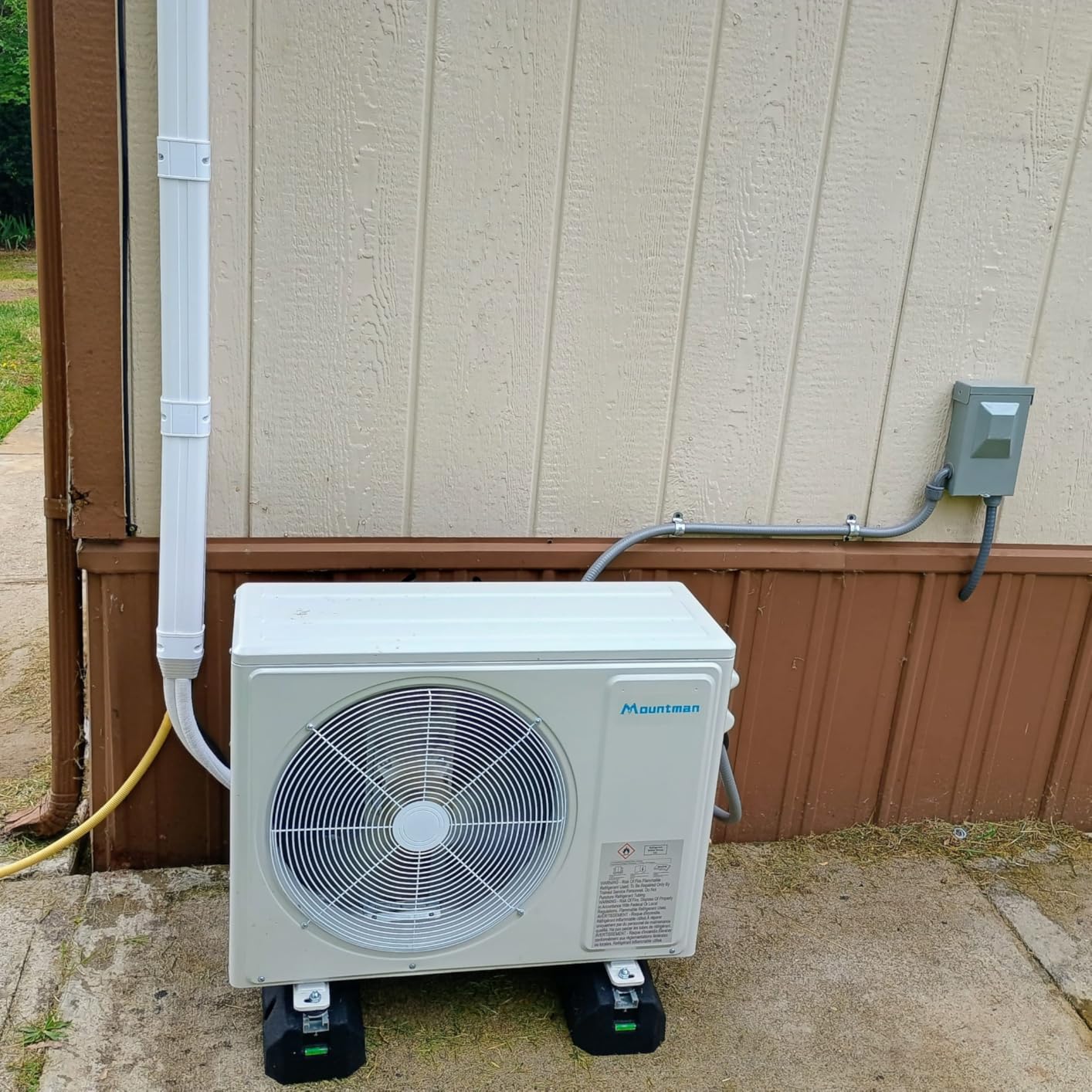 Mountman 12000BTU Mini Split AC/Heating System, 19SEER2 115V Energy Efficient Mini Split Air Conditioner with Heat Pump, Cools Up to 750sq.ft, Ductless Inverter AC Unit with Pre-Charged Condenser customer photo 1