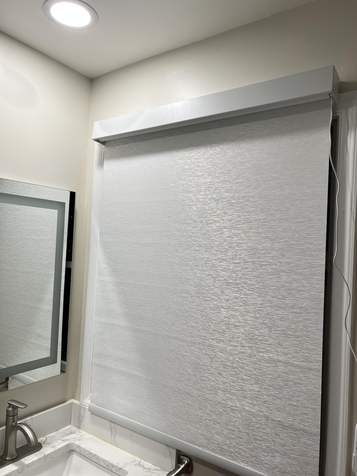 Motorized Blinds with Remote, 100% Blackout Electric Roller Shades | 36
