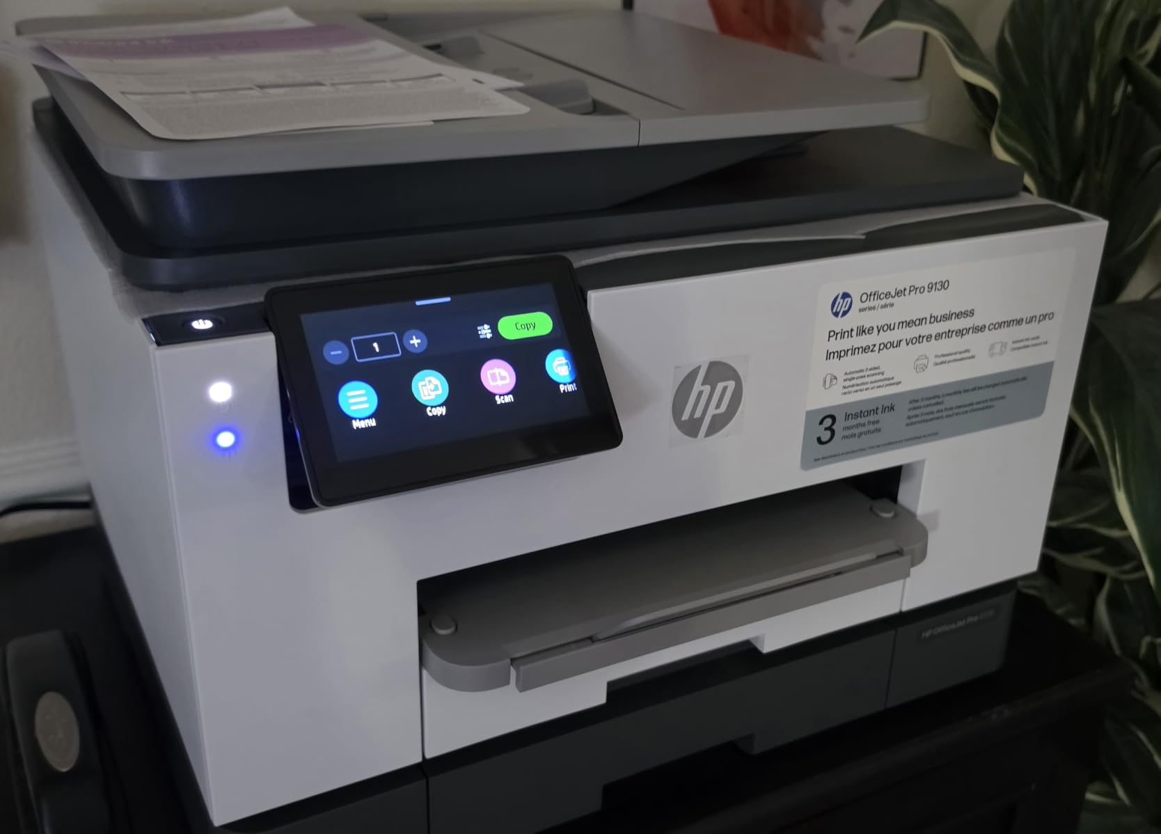 HP OfficeJet Pro 9135 Wireless All-in-One Color Inkjet Printer, Print, Scan, Copy, Fax, ADF, Duplex Print/scan, AI-Capable (C2WM0A) customer photo 2