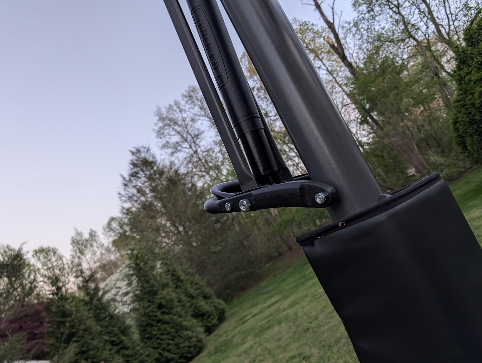 Lifetime NBA In-Ground Basketball Hoop, 54 Inch Shatterproof Backboard, Adjustable Height 7.5-10 Ft, Power Lift Adjust, Slam-It Pro Rim, Polycarbonate and Steel customer photo 1