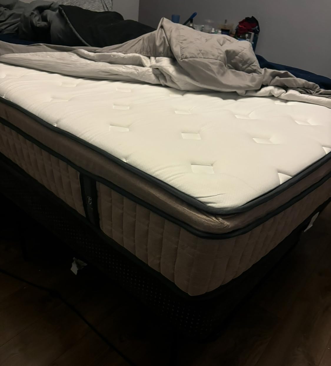 Queen Mattress 14 Inch Medium Firm, Deep Sleep Hybrid Mattress for Lumbar Support & Back Side Sleepers, Pain Relief Mattresses in a Box with Pocket Springs & Cooling Gel - 365-Night Trial, CertiPUR-US customer photo 1