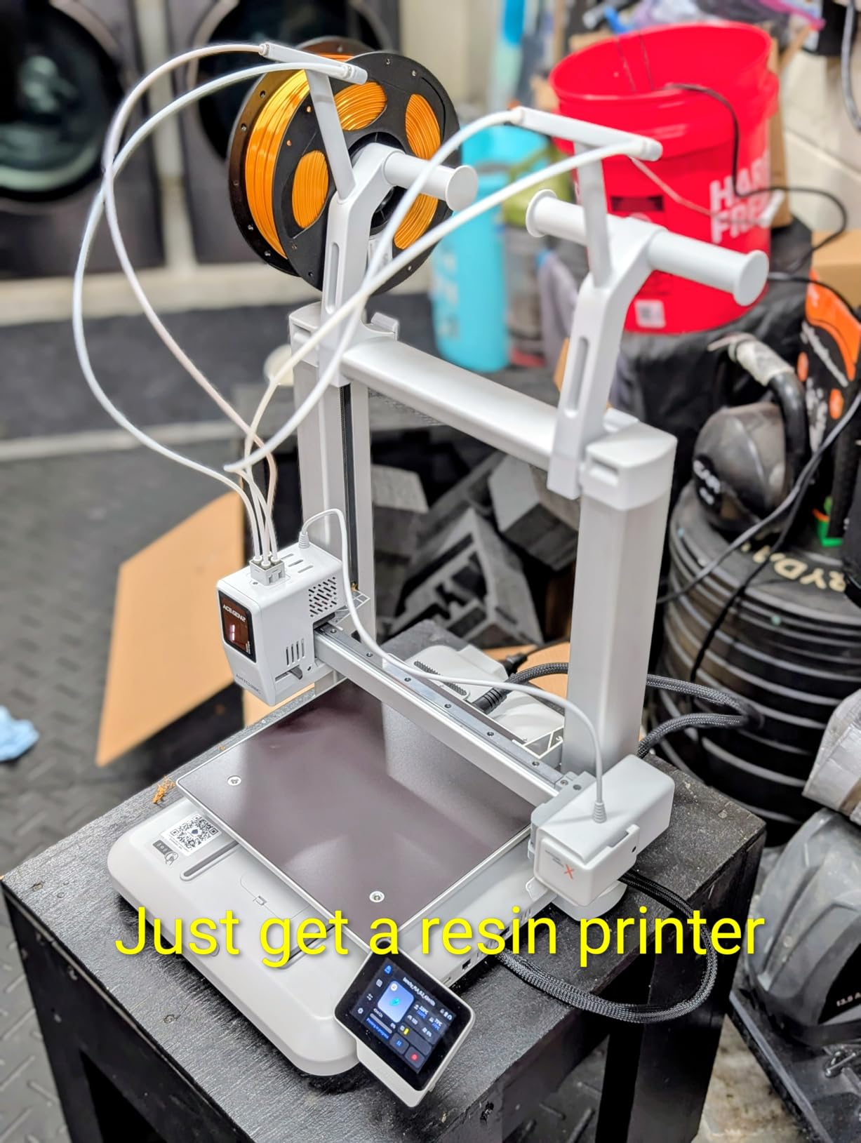 ANYCUBIC Kobra X Fast 3D Printer, Native 4-Color & 19-Color Maximum with 4 ACE 2 Pro, High Speed Large Build Volume FDM 3D Printer with Auto Leveling for Print Farm Bulk Production Model Sellers customer photo 1