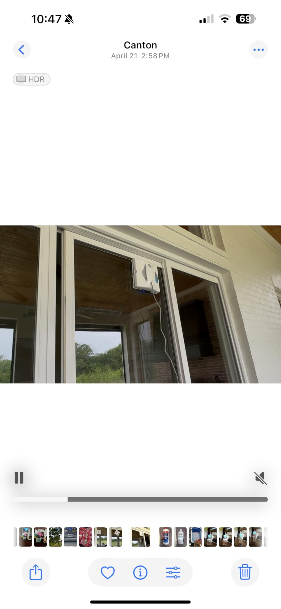 HUTT A1 Auto Window Cleaning Robot, Upgraded 4 Water Spray & 6000PA High Suction Power Window Cleaner with Laser Sensor Detection customer photo 1